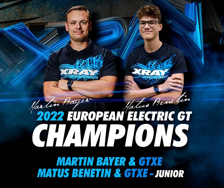 TeamXRAY's tweet photo. #XRAY #XRAYracing #GTXE #Champions https://t.co/PxWQ8TNDI2