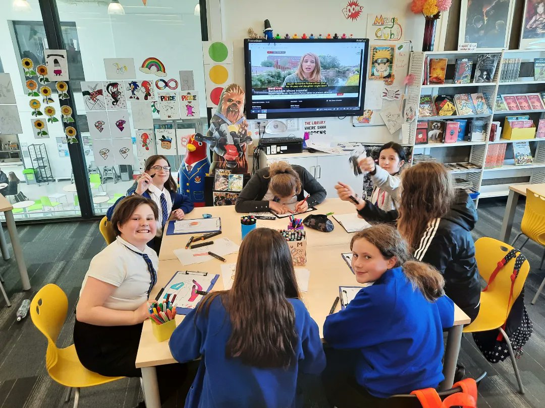 BrechinHighLib's tweet photo. INCLUSION -
It's so great having the P7s here for their 3 days of S1 classes. What a fantastic bunch of young people! 🤩
#ThisIsBrechin #MinecraftClub #BrechinHighValues https://t.co/9GfnPWxNLf