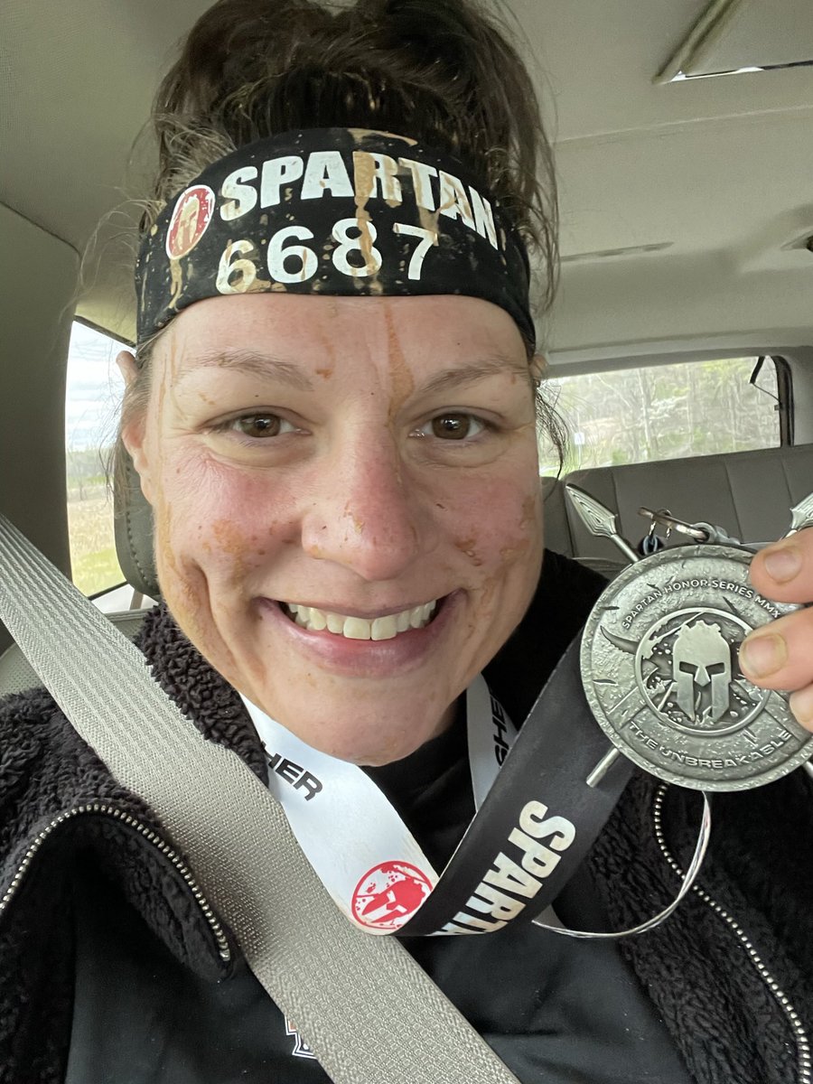 _sgtdaughter's tweet photo. Completed my 1st @SpartanRace in April &amp; was hooked! I’m training for a super in July and going for the trifecta with a beast in Nov. I’m also doing a #DEKAstrong in July. Where my fellow #Spartans at?! Can I get an #AROO?!?! https://t.co/5kFseH6CVx