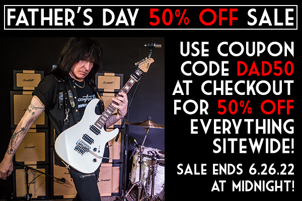 Inflation got you down?? 50% OFF EVERYTHING SITEWIDE with coupon code DAD50 at checkout. Sale ends 6.26.22 at midnight.  GoDpsMusic.com #Guitar #BassGuitar #Drums #GuitarPlayer #Drummer #BassPlayer #Guitarist #Bassist #Drum #inflationbuster