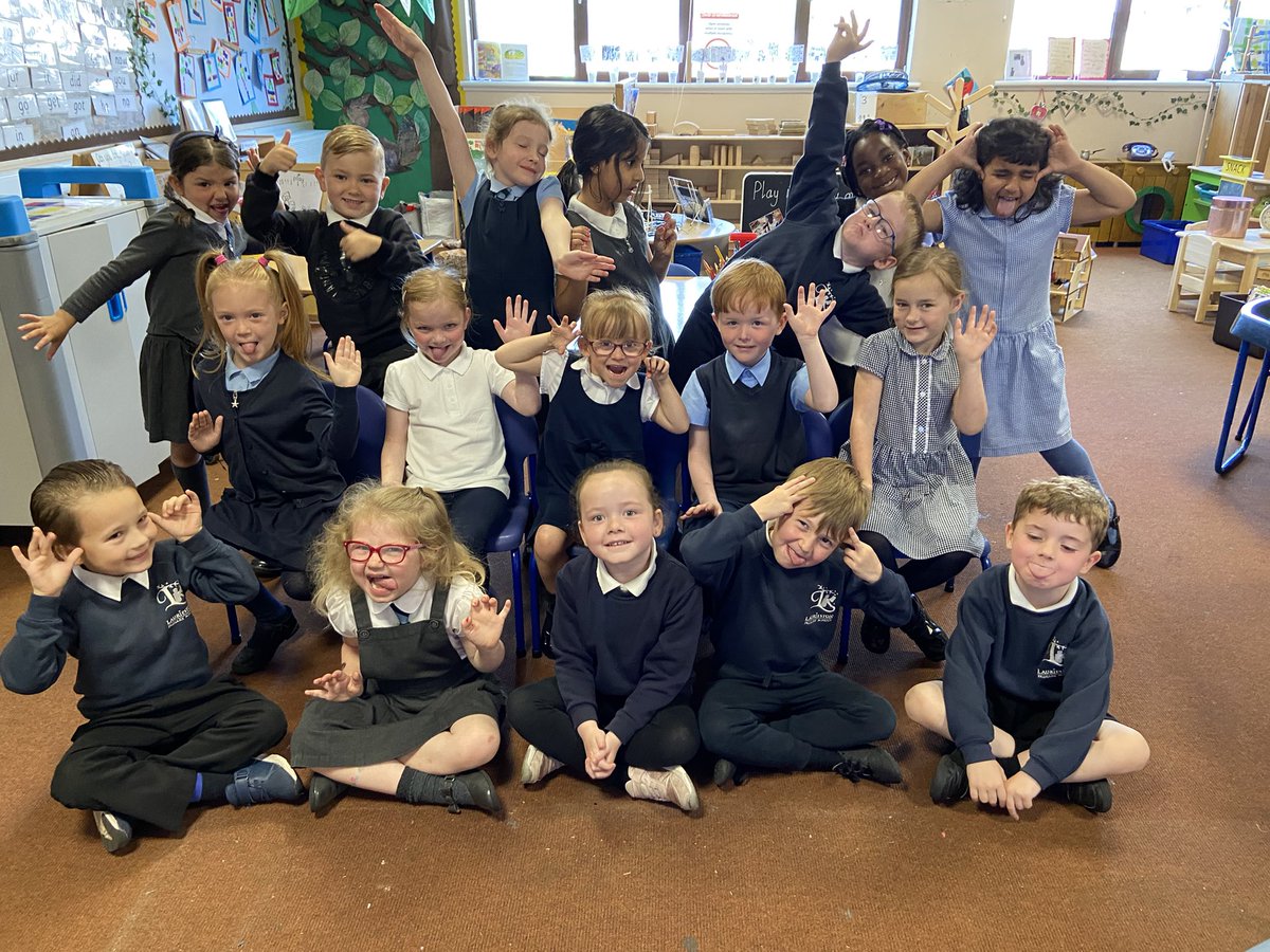 P1Laurieston's tweet photo. There were a few children absent when our official class photo was taken. Managed to get everyone in this one - a photo to pull out on the 18th birthdays! 

@LauriestonP1A 2021-2022 https://t.co/Pa3uzjHaRy