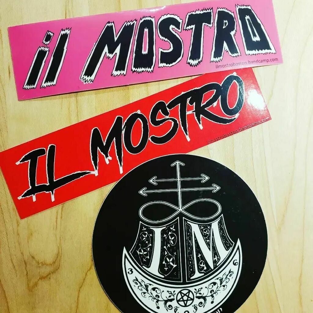 ilMostroBoston's tweet photo. We still have a bunch of long sleeve T's and stickers in stock! Cruise on over to our bandcamp page (link In description) to pick one up before they gone! https://t.co/zLK5qsP48W https://t.co/ib1gwJ7mNw