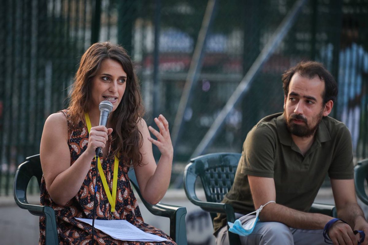 cgpgiornalismo's tweet photo. Oggi la prima serata di #FIRE, il Festival d’inchiesta e reportage giornalistico. @FabioCiconte, @followgatti, Hardeep Kaur, @MaoFranco56 e @mariapana14 hanno discusso di #caporalato e filiera #agroalimentare durante “Radici. Lo sfruttamento del lavoro e della terra”. https://t.co/gdFOkXoicm