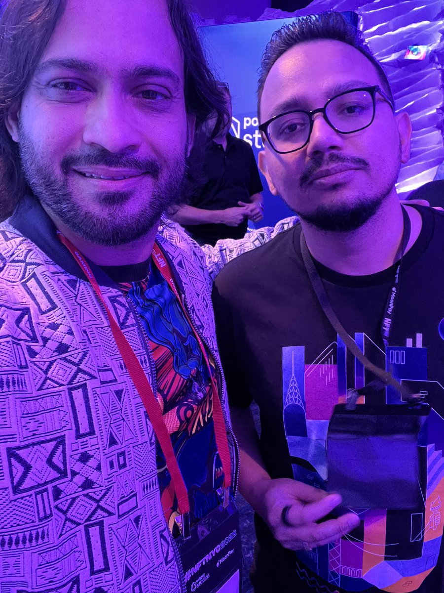 The man behind <a href="/0xPolygon/">Polygon | POL</a> Sandee #NFTNYC2022
