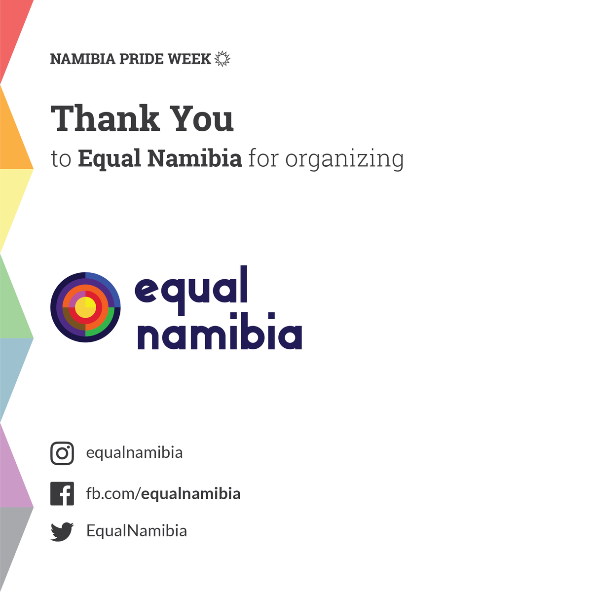 namprideweek's tweet photo. Pride 2022 Zoom Discussion 🗣

Becoming Part of the Diaspora as Queer Namibian: Legal and Personal Perspectives

Keynote Speakers:
Toni Hancox &amp; Pancho Mulongeni

Hosted by:
Venecia Shanjenka @EqualNamibia 

📅 Thursday 23 June
⏰ 19h15 for 19h30 (CAT) https://t.co/blWoTWqUrZ