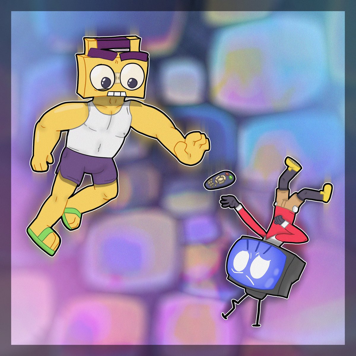 Screw it *remakes a piece of fanart*
Here take this you Twitter gremlins
#clickerfilm #clickerfilmfanart