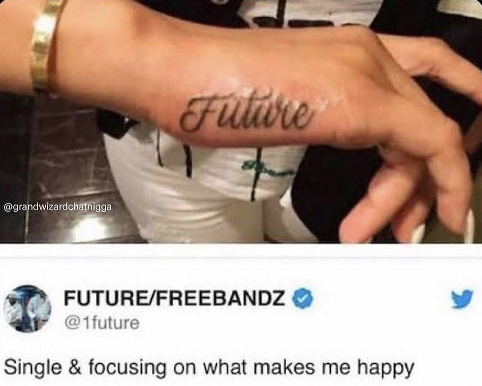 Blac Chyna gets tattoo of Futures name