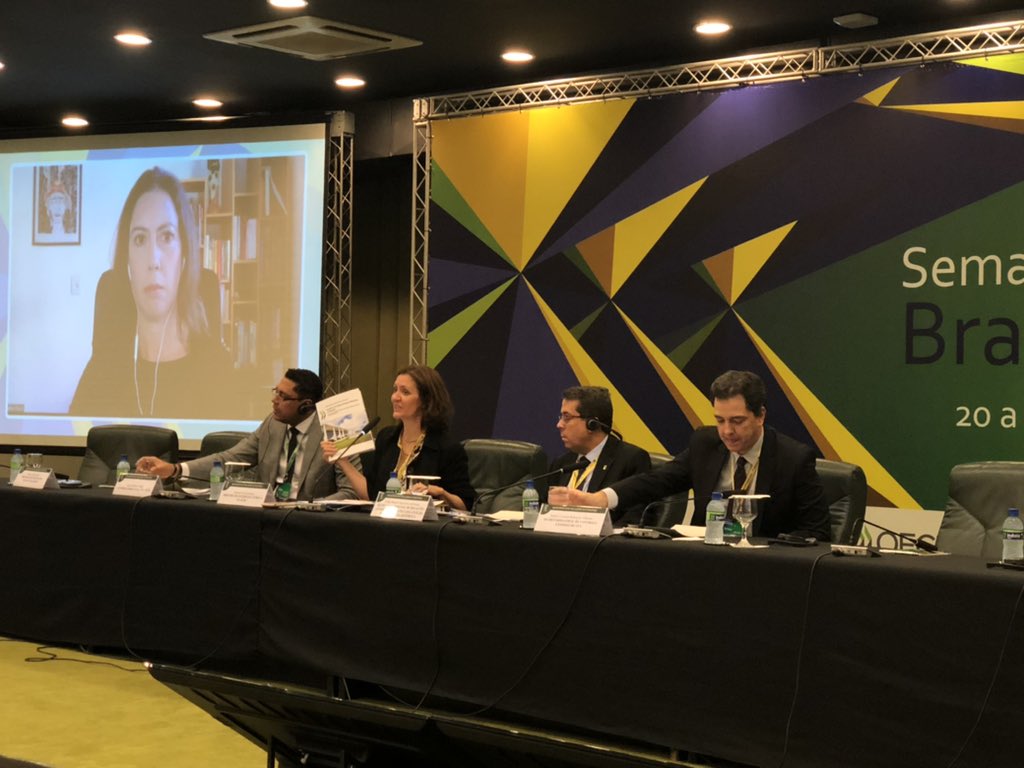 sarafyson's tweet photo. Launch of our @OECDgov Centre of Government Review of #Brazil today. Given today’s complex challenges, “we need a strong centre to steer and is able to influence, prioritise and plan ahead” Elsa Pilichowski, Director Public Governance.

See 👉 https://t.co/An8Sr8l2vW https://t.co/fJoxk1Q2J8