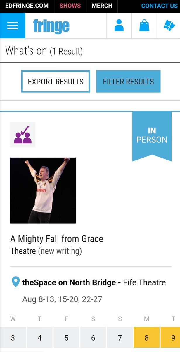 BurnedOutPlay's tweet photo. RETWEET for a chance to win 2 tickets to a performance of your choice of my #EdFringe2022 run!!!

Winner will be chosen at random on 01/08! 

#edfringe22 #CompetitionTime https://t.co/rXV20CD6dw