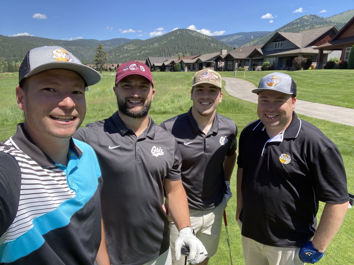 Shaun Rainey (@shaunrainey) on Twitter photo The Guys vs The Griz ROUND TWO!
Out at beautiful Canyon River and <a href="/PattyC233/">Patrick O'Connell</a> brought along <a href="/nostmo39/">Nick Ostmo</a> as we play #14 The Guys vs The Griz ROUND TWO!
Out at beautiful Canyon River and <a href="/PattyC233/">Patrick O'Connell</a> brought along <a href="/nostmo39/">Nick Ostmo</a> as we play #14