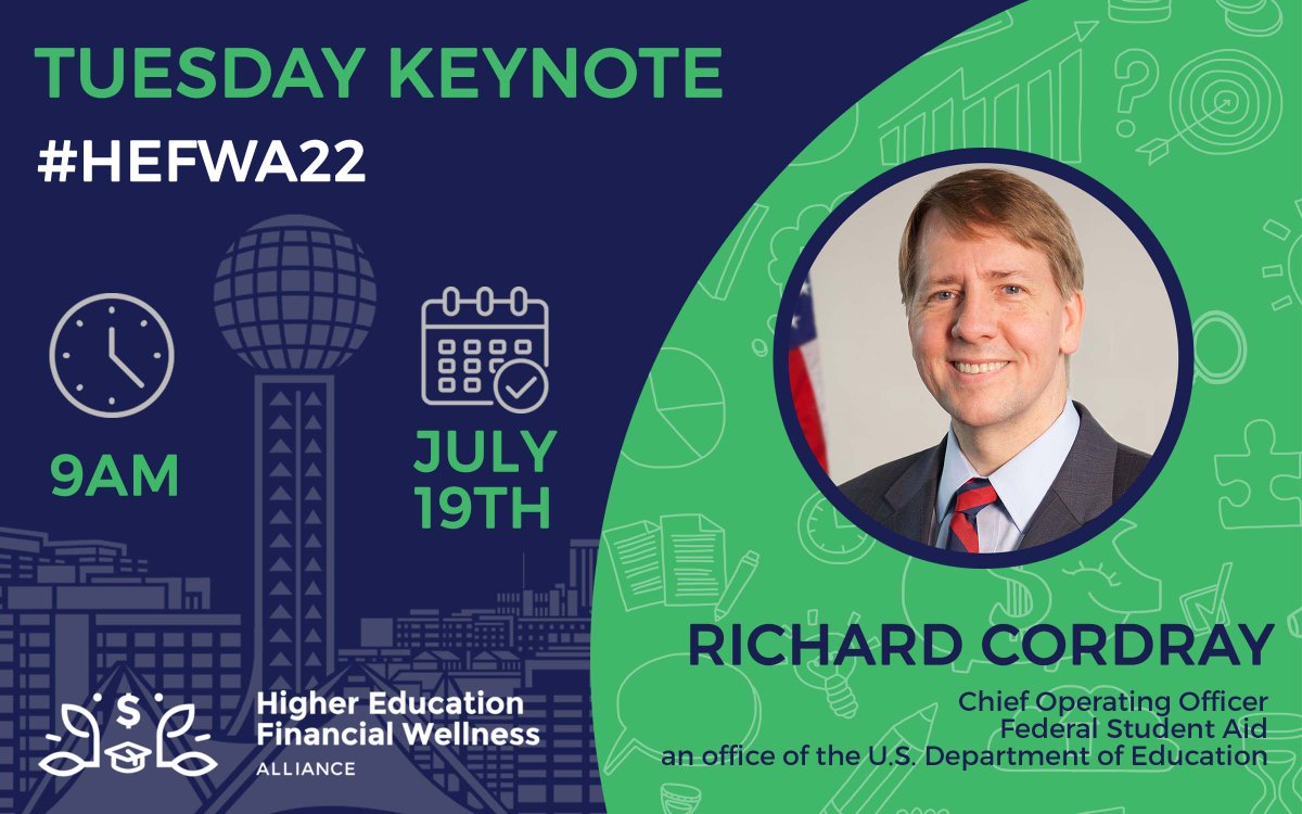 Richard Cordray to be Tuesday keynote at #HEFWA22 Summit. Join us virtually or in-person! Find out more. hefwa.org/summit/index.h…
