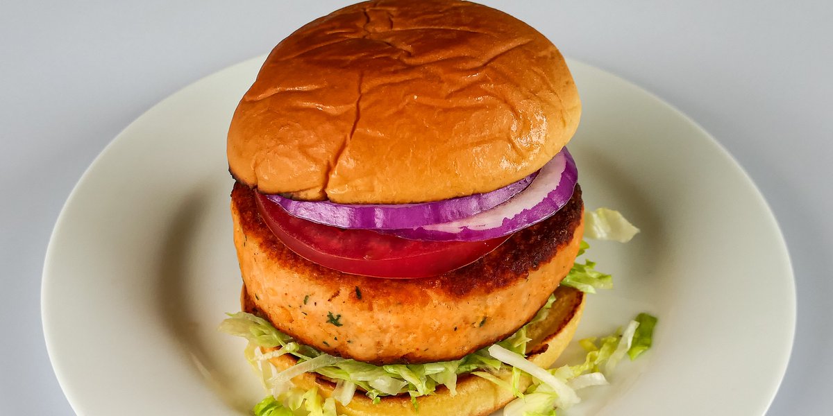 Burger Season is HERE 🔥 How does a (NEW) Maple Bourbon Salmon burger sound?

A delicious addition to any cookout - just in time for the Fourth of July 🇺🇸

📍 order delivery here: bit.ly/3xODj7O
.
.
#Salmon #Seafood