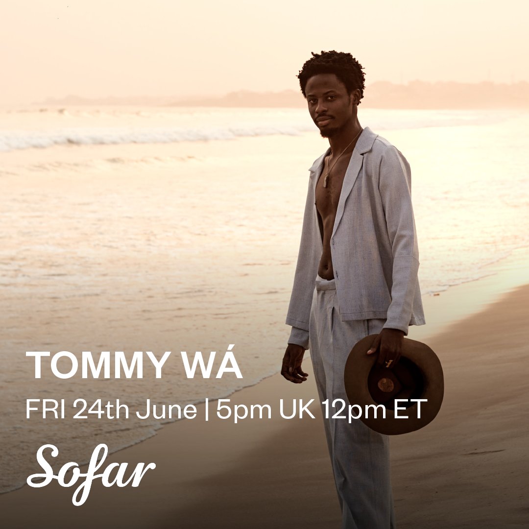 Nigerian-born &amp; Ghana-based artist <a href="/tommywatomiwa/">Tommy WÁ</a> joins us in the Listening Room for #BlackMusicMonth.

Described as a free-spirited singer/songwriter, poet, guitarist &amp; visual storyteller, music is at the core of his expression. 

📺 Friday @ 12pm ET: bit.ly/3HMQeeq