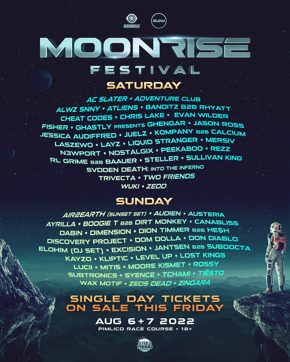 Moonrise Festival 2022 lineup