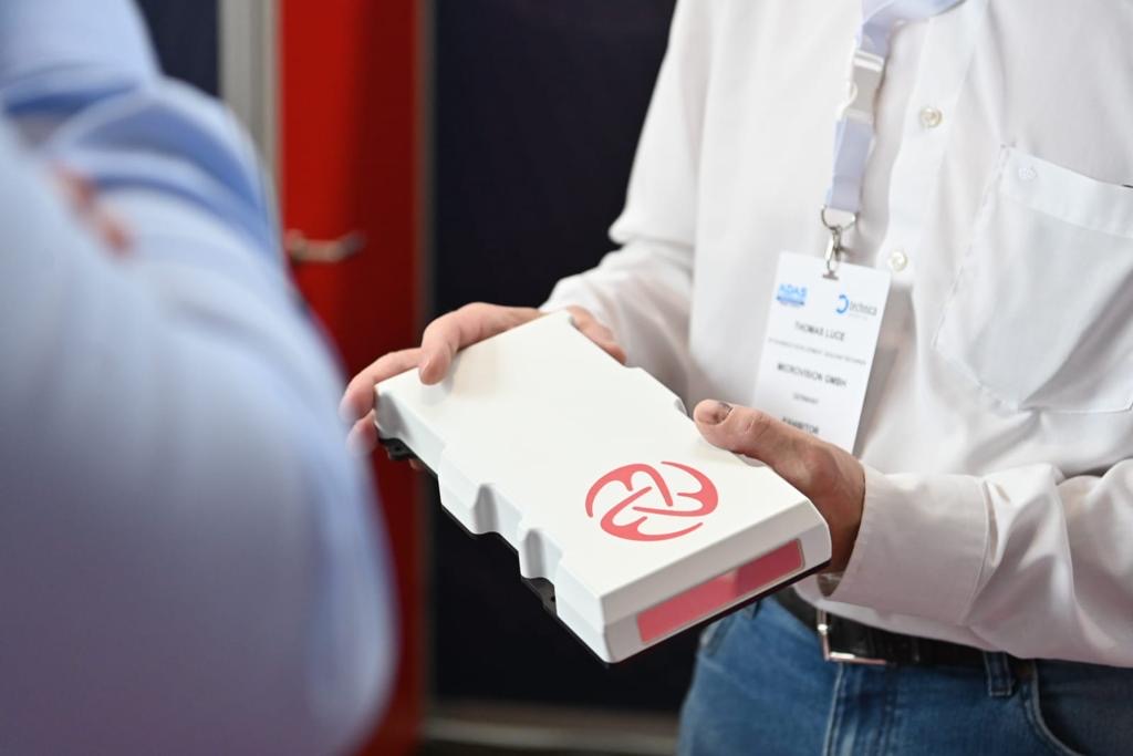 MicroVision's tweet image. In Germany at the #AVTExpoStuttgart Conference showing off our new MAVIN DR #automotivelidar

autonomousvehicletechnologyexpo.com/index.php