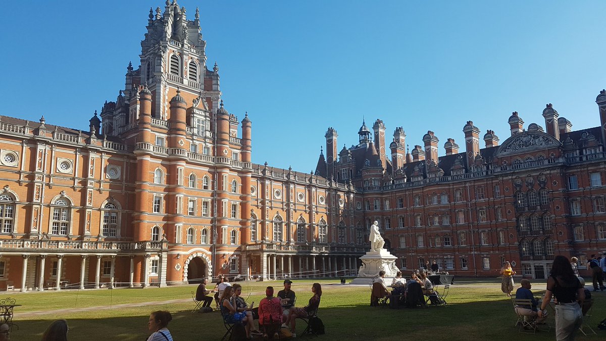 KewEditor's tweet photo. Wonderful first day of #TechneCongress hosted at the stunning #RoyalHolloway campus. Packed day full of inspiring speakers and conversations on engagement and hope. Loved our #archives tour too. And it all finished with Pimms and sunshine!! 🍹 https://t.co/G5x0OKTsy6