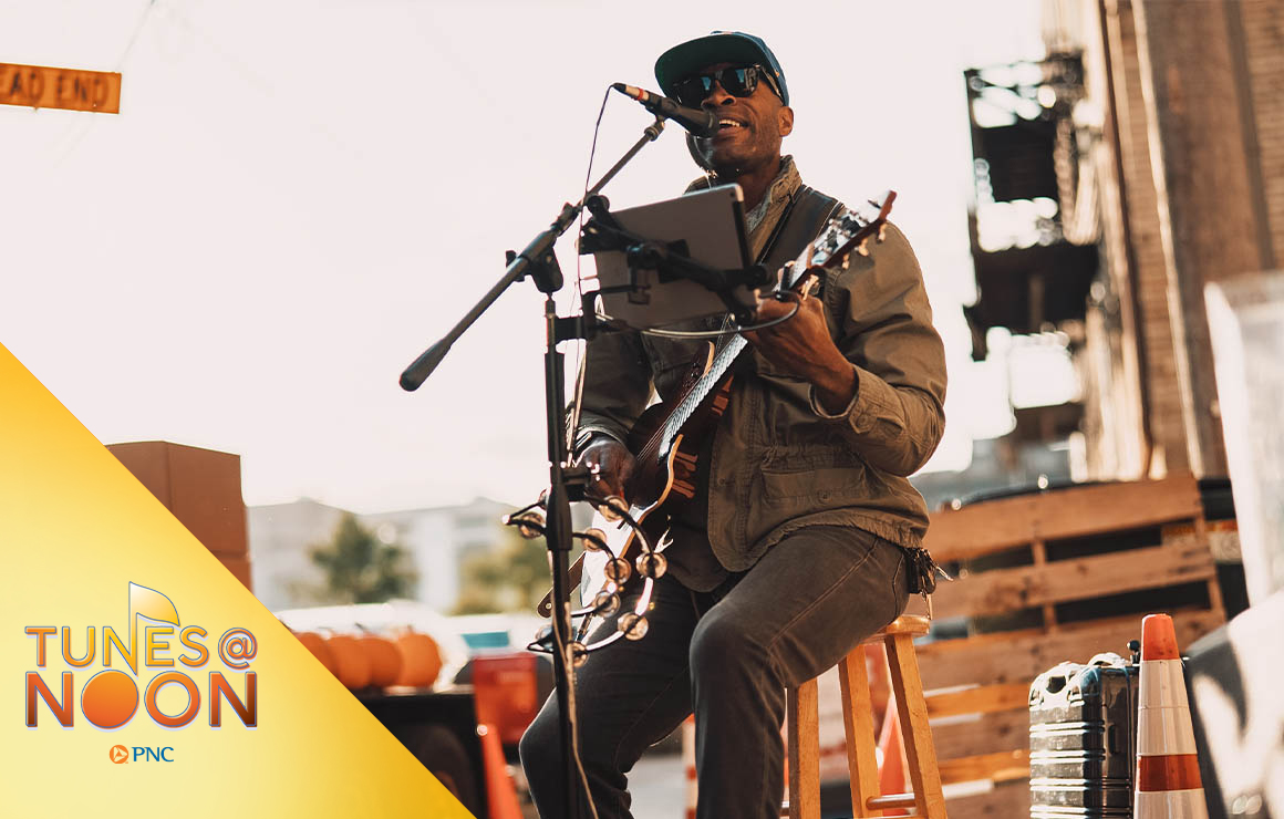 MilwDowntown's tweet photo. Joe Wray returns to Tunes@Noon! TODAY at noon in the courtyard of the 411 East Wisconsin Center! Bring a friend and enjoy the music 😎🎵
#mkeitback #summerinthecity #milwaukeedowntown #mke https://t.co/hkI84hPEvc