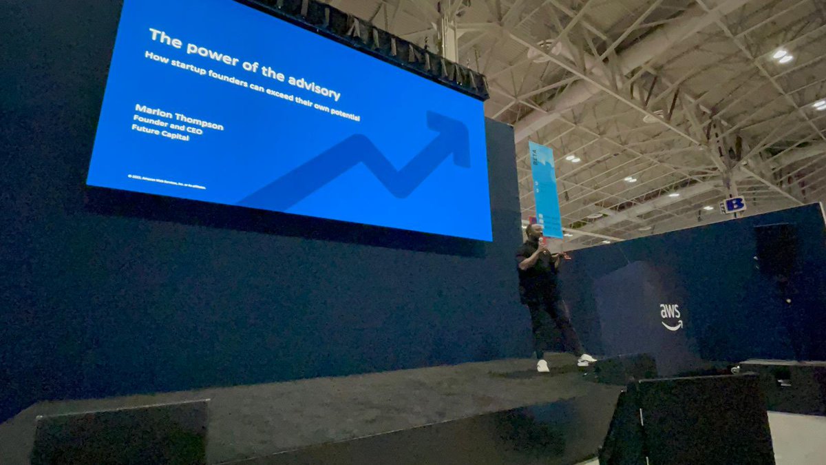 We made it to #CollisionConf and we’re just getting started! Thank you to <a href="/AWSstartups/">AWS Startups</a> for hosting us in the startup loft this am. See you tomorrow on the Startup University stage ✌🏾