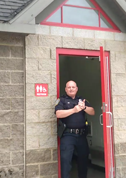 Edges_R_Us's tweet photo. @CarmelPD Officer Tony Lovitt who drives car 132 and loves to try and intimidate citizens for filming him. His department refused to identify him. But we know his name now. https://t.co/DyPar3EuyL