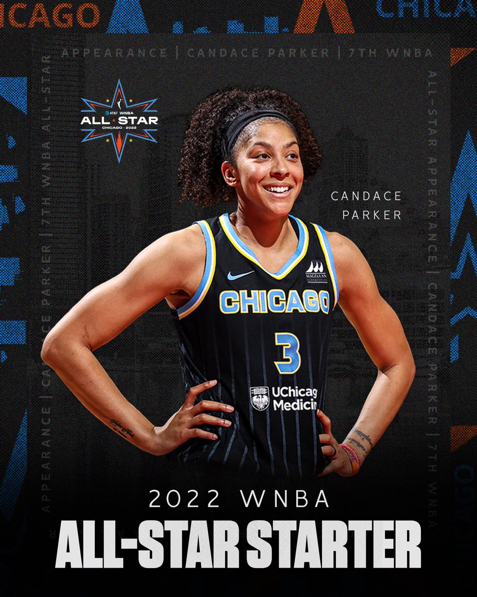 All-Star Game in her hometown? It was meant to be. @Candace_Parker is a #WNBAAllStar Starter! #skytown