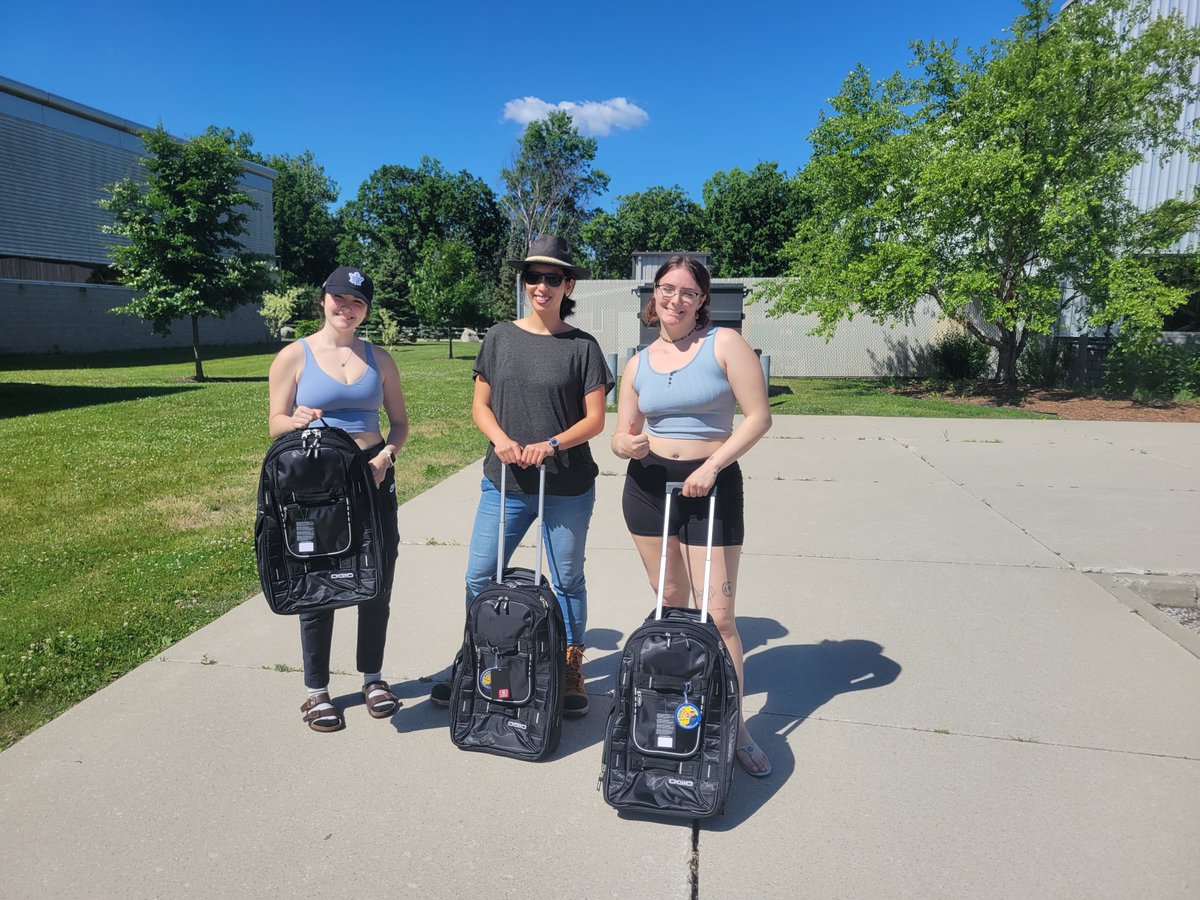 WESTofWindsor's tweet photo. Participants from our Electrical Pre-Apprenticeship Program for Women @WestofWindsor received their backpacks. Thanks @StClairCollege @LOCAL444UNIFOR and Terry Weymouth @jrnyprsn for your #ParnershipAndCollaborations. Program is funded by Government of Canada and Government of ON https://t.co/yGyrvlIpWw