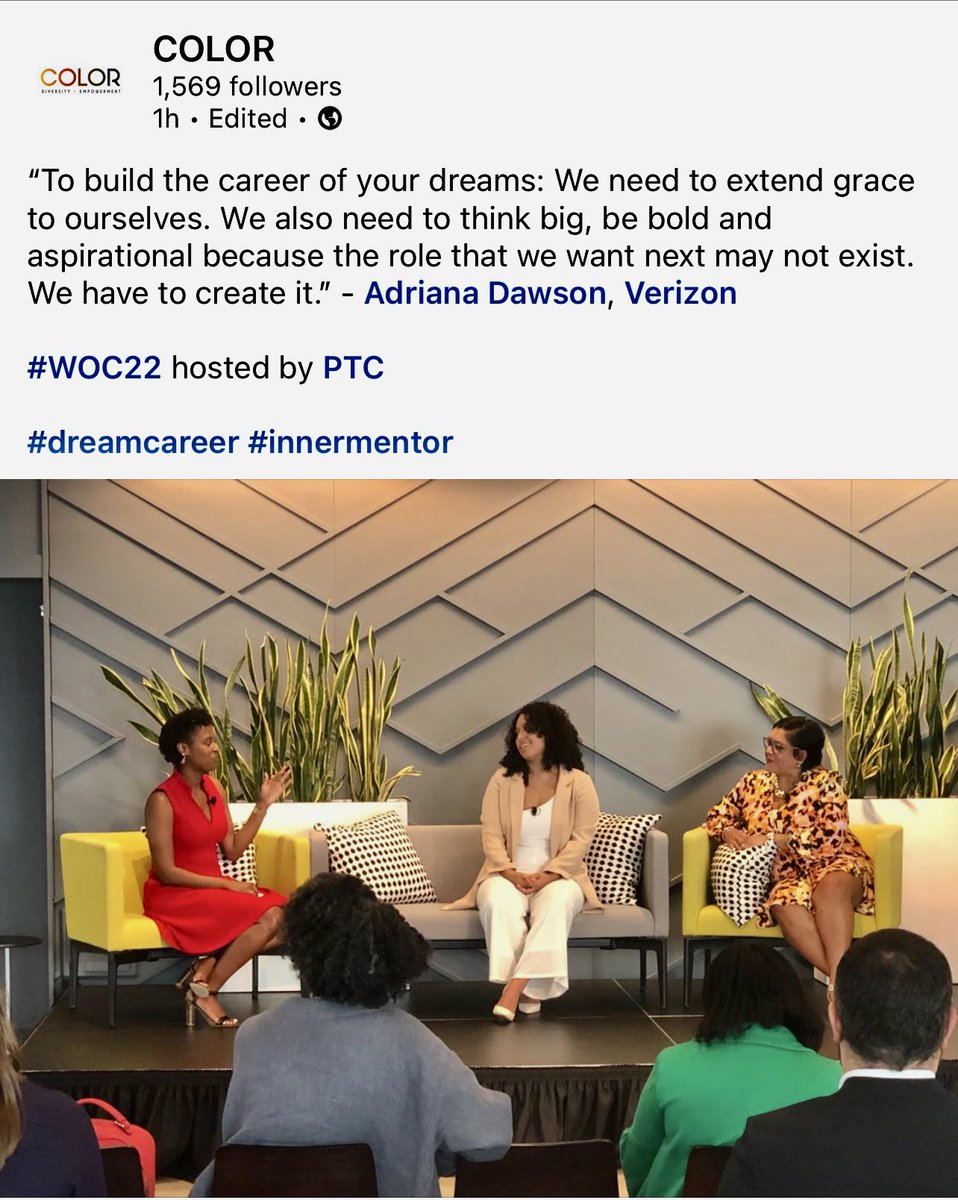 This conference is a whole vibe!! These women are on fire and ready to activate! 🔥🚨💫👏🏽

Honored to share space and conversation at <a href="/ColorMagazine/">COLOR</a> “Women of COLOR Leadership and Empowerment Conference.”

#WOCC22