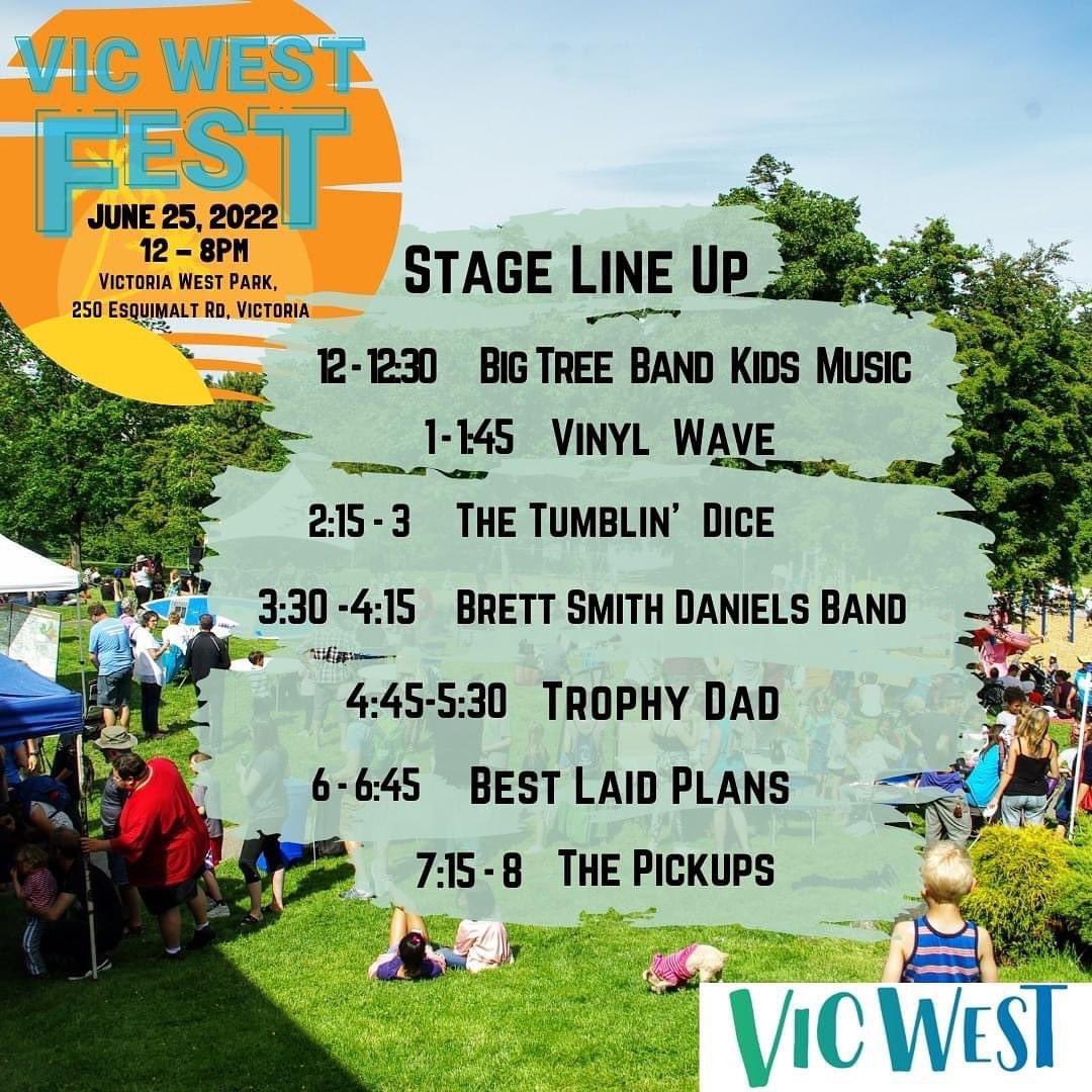 TrophyDadMusic's tweet photo. We are indeed still alive and playing a show this weekend in that big ol field in Vic West! Come party!!

Cc @TheZone913 https://t.co/WZQmNCn4RY