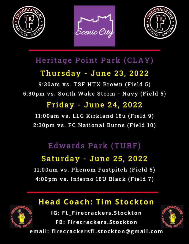 Happy to be playing in the Scenic City Showcase this week, see you there !! 😎 @Hampton_SB <a href="/arivv21/">A Rivv</a> <a href="/NCATSOFTBALL/">The Official NC A&T Aggie Softball</a> <a href="/FAMU_Softball/">Florida A&M Softball 🥎</a> <a href="/GSUSOFTBALL/">Grambling State Softball</a> <a href="/BMFastpitch/">Bay Made Fastpitch</a> <a href="/FLFC_Stockton/">FL Firecrackers Stockton</a>