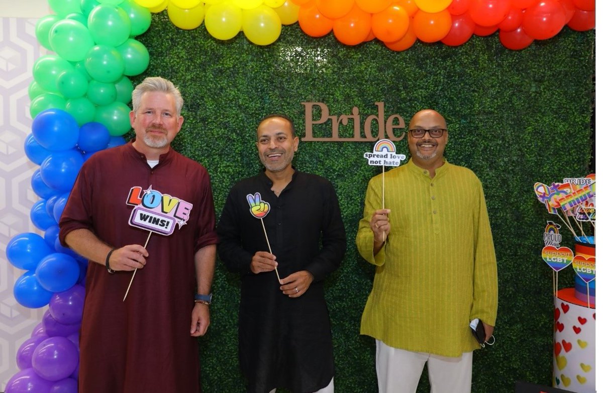 mirchi111's tweet photo. I am honored to continue our @Commvault 2022 #PrideWave. Fostering an environment that celebrates differences, promotes inclusion, and enables everyone to thrive is so important and it starts with each one of us.  #PrideAtCommvault https://t.co/eJtI1JyD5A