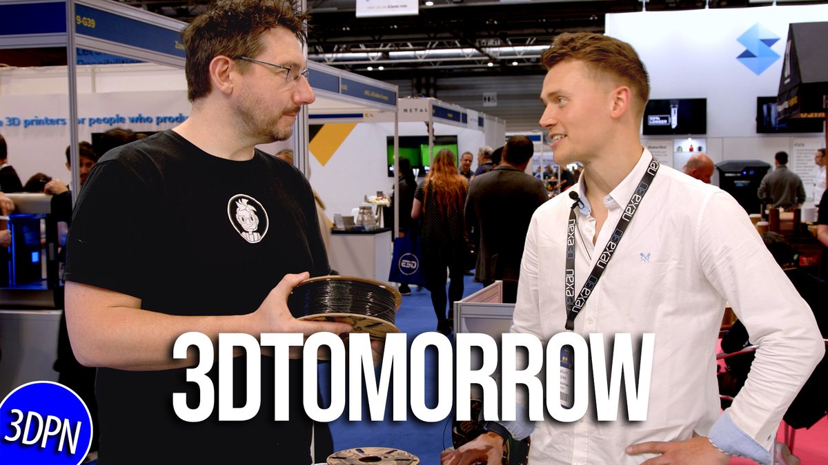 I MET CALLUM! <a href="/3DTomorrow/">3DTomorrow</a> make some great filament, and <a href="/FilamentStories/">Filament Stories</a> will tell you the same. The design on the spools is quite a piece of art as well! Here is my chat from their booth at <a href="/TCT3Sixty/">TCT 3Sixty</a>.

youtube.com/watch?v=m2LUEd…