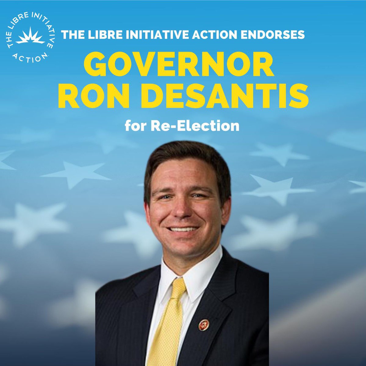 JuanMMartinezFL's tweet photo. Would like to announce that @libre_action has Endorsed Governor Ron DeSantis for Re-Election!!! #LIBREinAction #libreactionfl https://t.co/wS8AjqCUW8