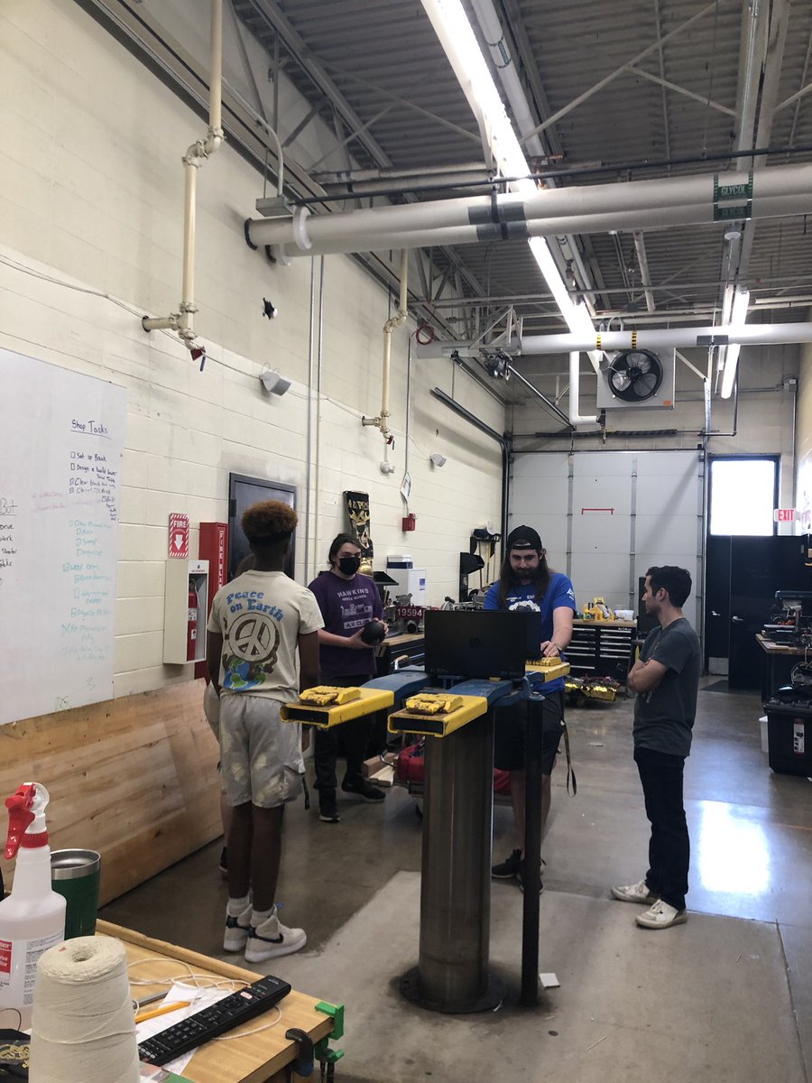 ParkCenterRobot's tweet photo. Our summer builds provide a low key introduction where students learn about the building, coding, outreach, and business aspects of our teams.  We build #morethanrobots and build college and career readiness @ISD279 https://t.co/3yyJTOkFlW