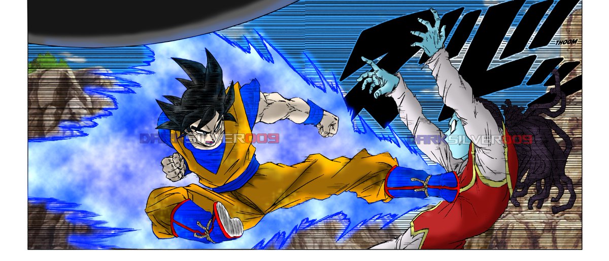 DarkSilver009's tweet photo. Después de mucho, muuucho tiempo, traigo un nuevo coloreo. En esta ocasión es de un panel del capítulo 85 del Manga de Dragon Ball Super. Goku con la Señal del Ultra Instinto vs Gas. Espero les guste
#dbs85 #DBs #DragonBall #DragonBallSuper #DragonBallSuper85 #dbspoiler https://t.co/hN2OwIJU3L