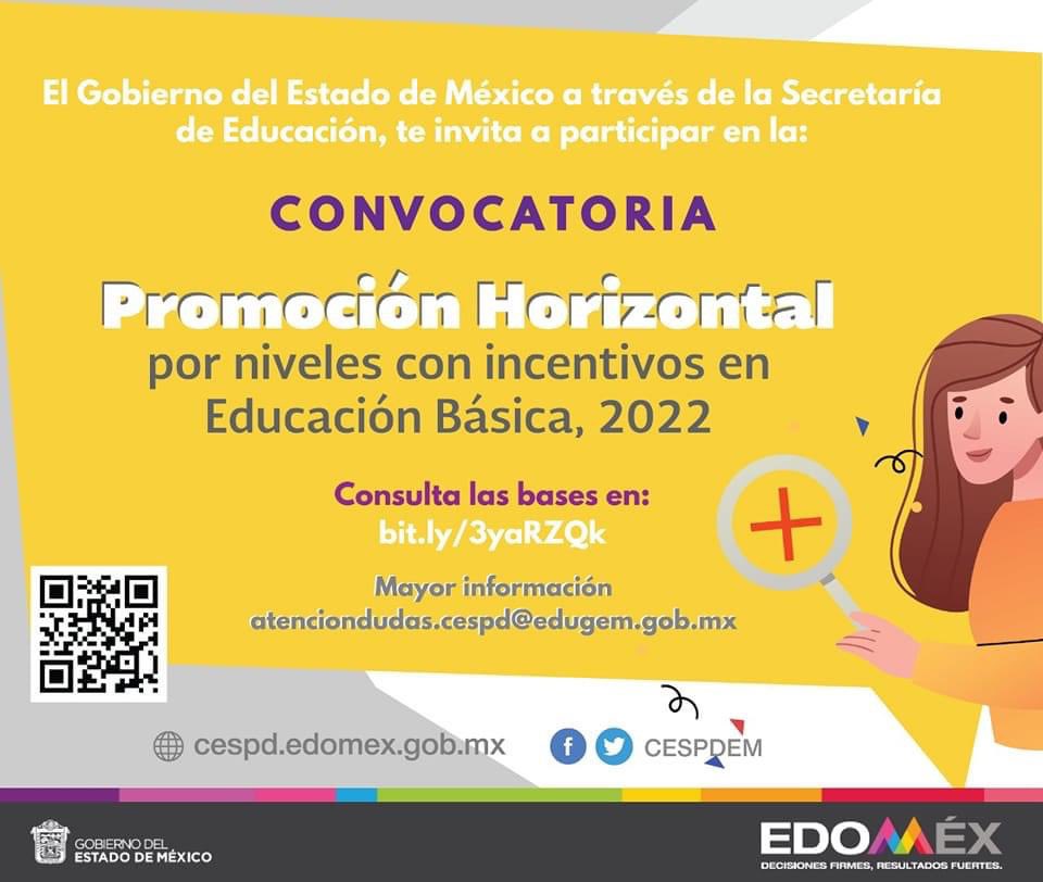 ManuelUribeN's tweet photo. ¡Atención docentes mexiquenses!
Ya pueden entrar a https://t.co/6veYZ4xtuL para conocer las bases de la convocatoria para el proceso de promoción horizontal por niveles con incentivos en #EducaciónBásica 2022.
@geramonro05 
@SeducEdoMex 
@CESPDEM https://t.co/yTv12olU3Q