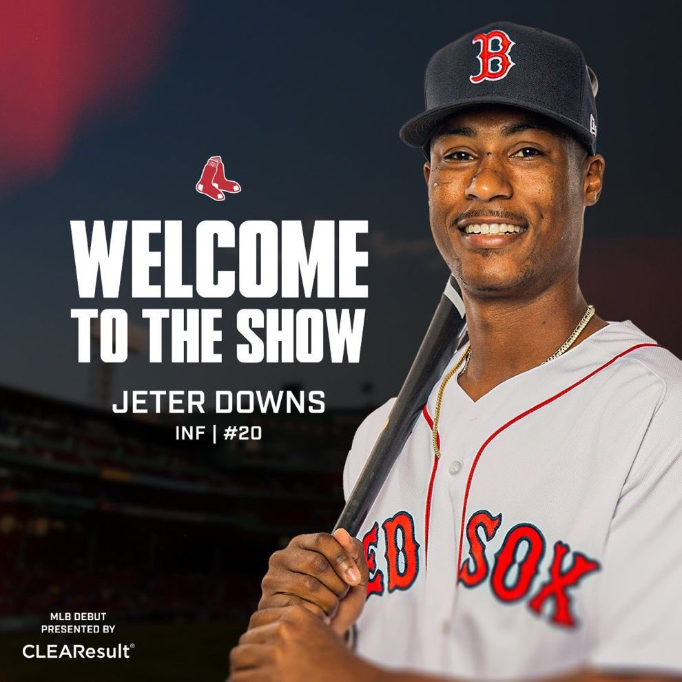 Hoy a las 6:00 pm primer juego de Jeter Downs en grandes ligas con los Red Sox