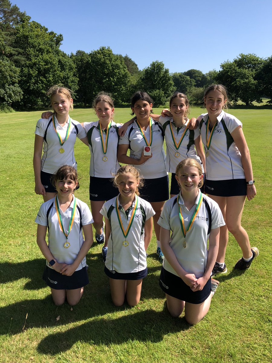 Congratulations to our U13 cricket team who were victorious in the #DSCA hard ball tournament <a href="/CanfordSport/">Canford Sport & Wellbeing</a> #Cricket #girlscricket #winningteam #champions #medals