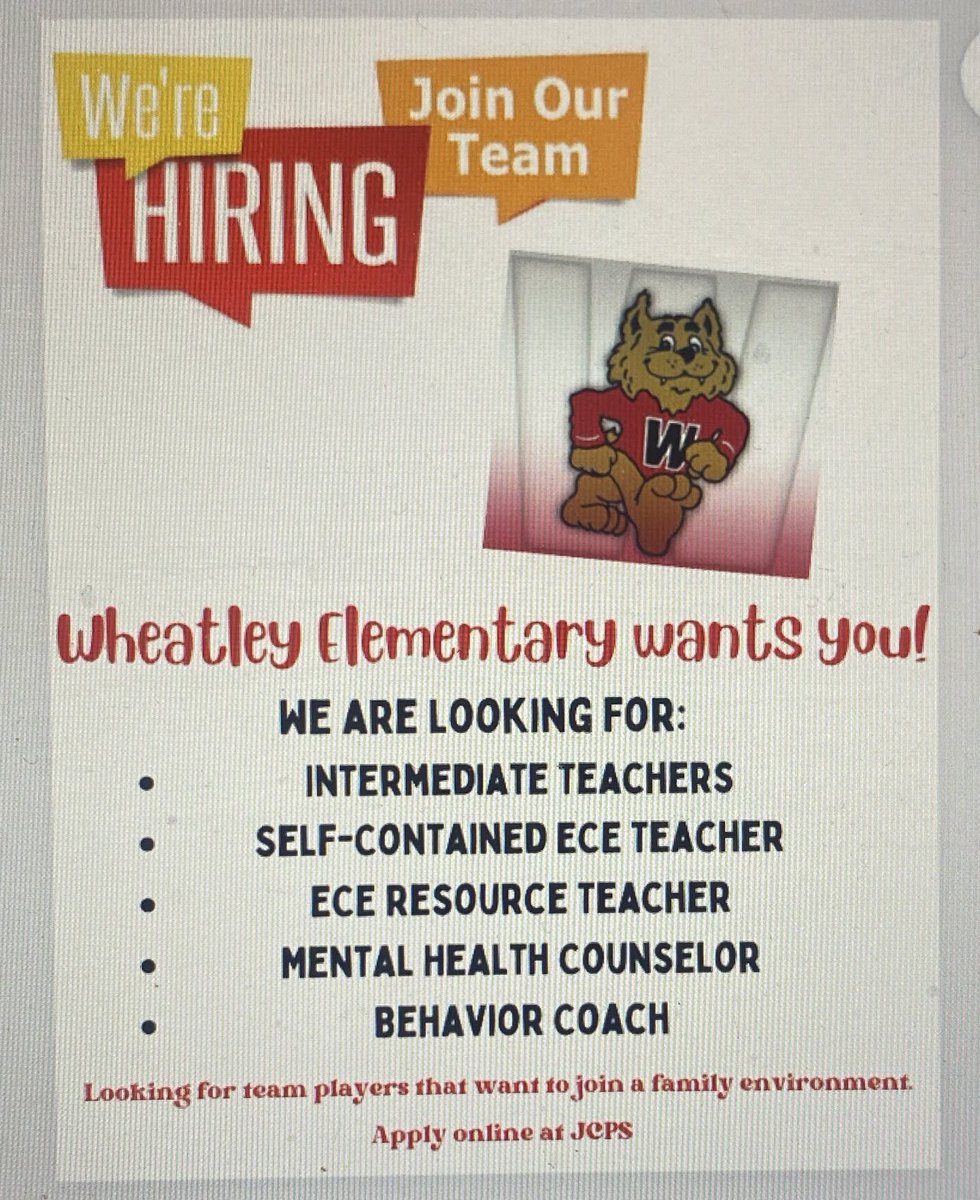 Come and join our team☺️