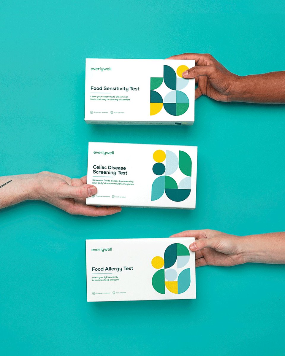 You asked, we answered. The Everlywell Food Allergy and Celiac Disease Screening tests are HERE! 🎉 
Learn more: bit.ly/3QGvBVT