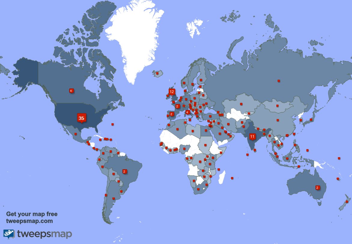 I have 3 new followers from Saudi Arabia, and more last week. See tweepsmap.com/!KristinAndrene