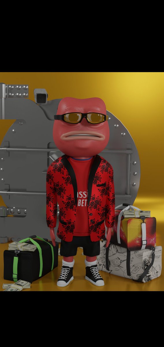 WassieWay's tweet photo. This is the 2nd and 3rd i got since @Wassieworld went on a firesale. Got my first gold background. Minting 4 more in the next couple days https://t.co/2vF4YT0JyA