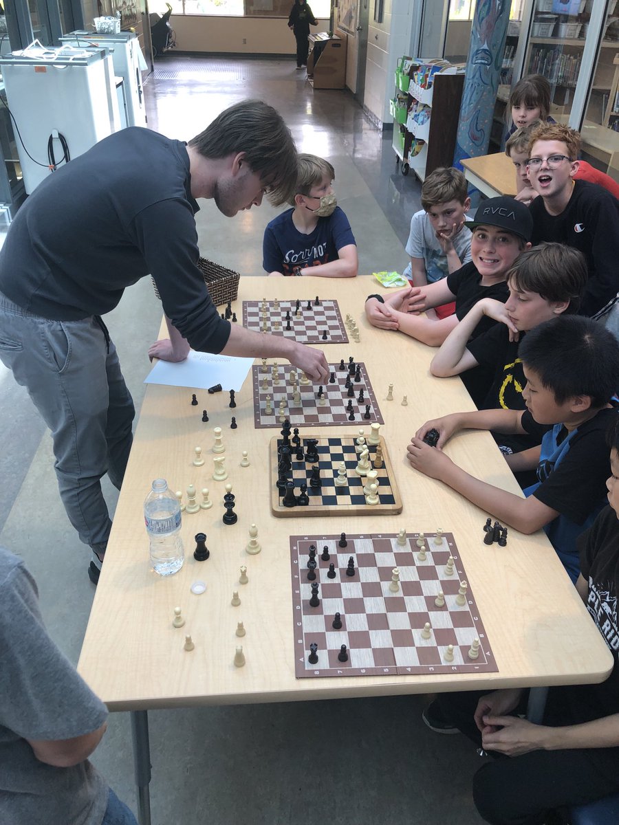 EricLangtonSD42's tweet photo. Provincial U18 Chess Champion and former Eric Langton student, Matt Ashley, is here today to play against our students before heading to Nationals this summer ⁦@sd42news⁩ #chess https://t.co/Gx4JKYsYaZ