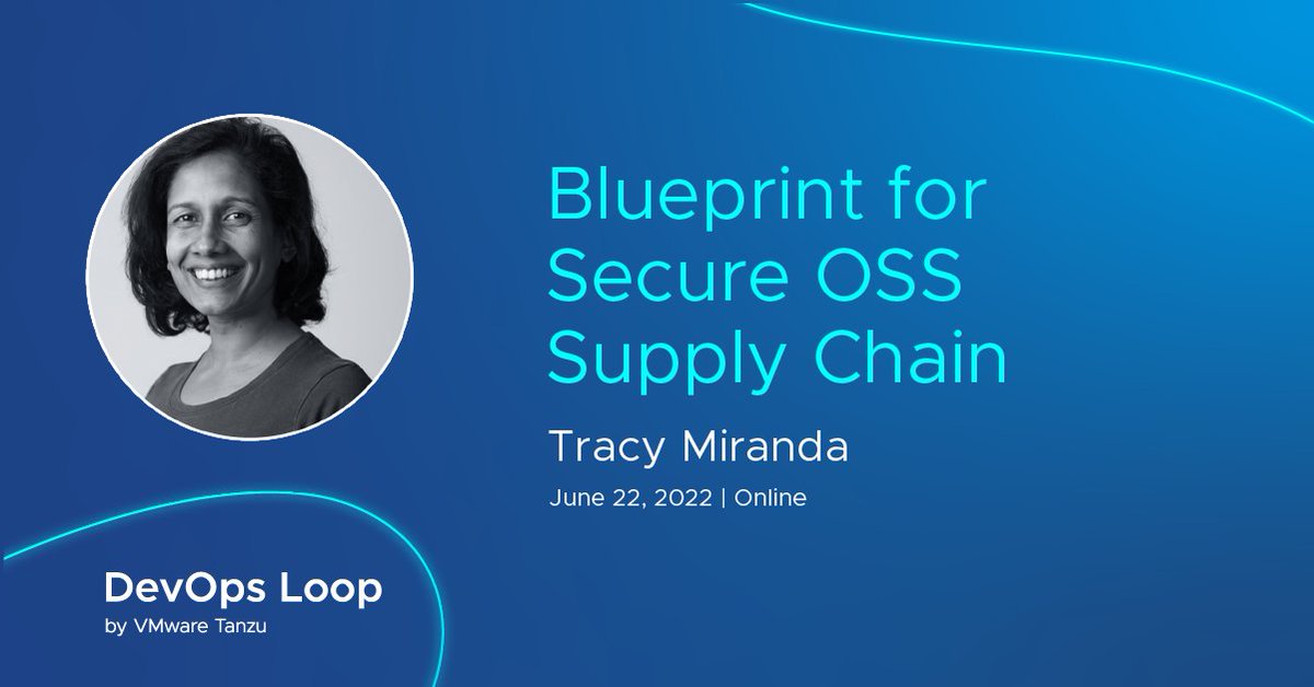 VMwareTanzu's tweet photo. How can we get to safer #software #supplychains? @tracymiranda is exploring the power of the #opensource movement and how it brings people together to collaborate as a global community. Check it out: https://t.co/URm2vAhDdr #DevOpsLoop https://t.co/GYOtKGB8Q6