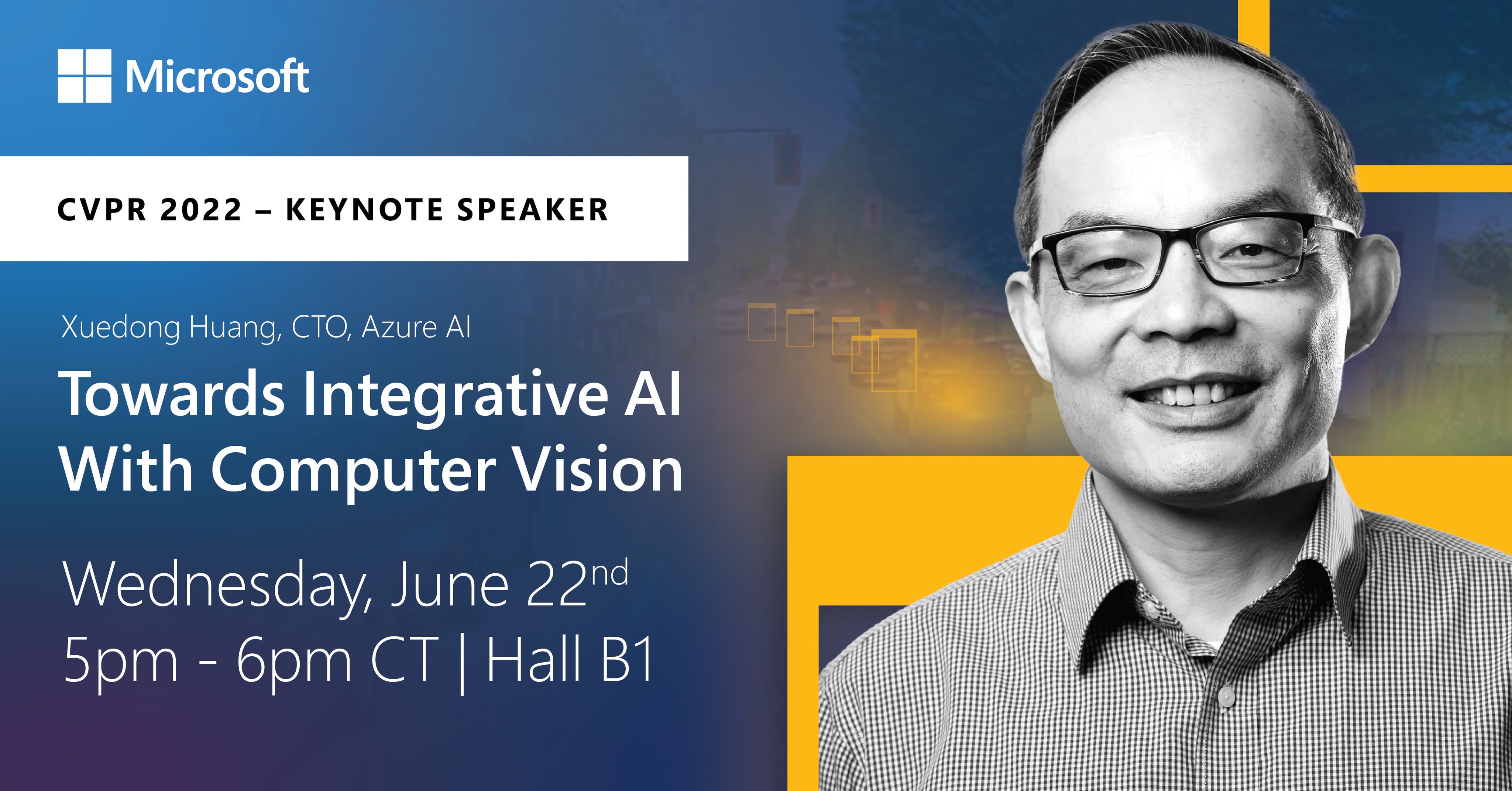 Microsoft Research on Twitter "Xuedong Huang, CTO, Azure AI, will