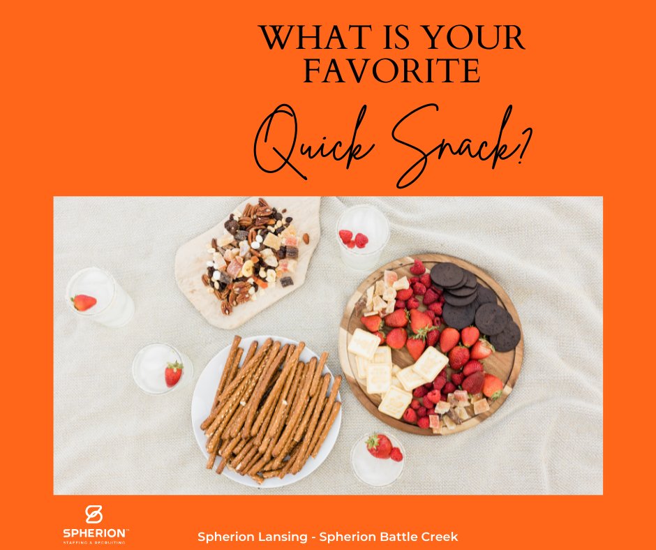 CreekSpherion's tweet image. Seems like we are always looking for a snack these days! We need a little variety. What's your favorite quick snack? #Hungry #snackilicious #alwayssnacking #workfromhome
