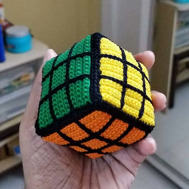 Crochet a Fun Amigurumi Rubik's Cube, Free Pattern Designed by Daisy Ransom: 👉 buff.ly/2HKhn7G #crochet #handmade #diy