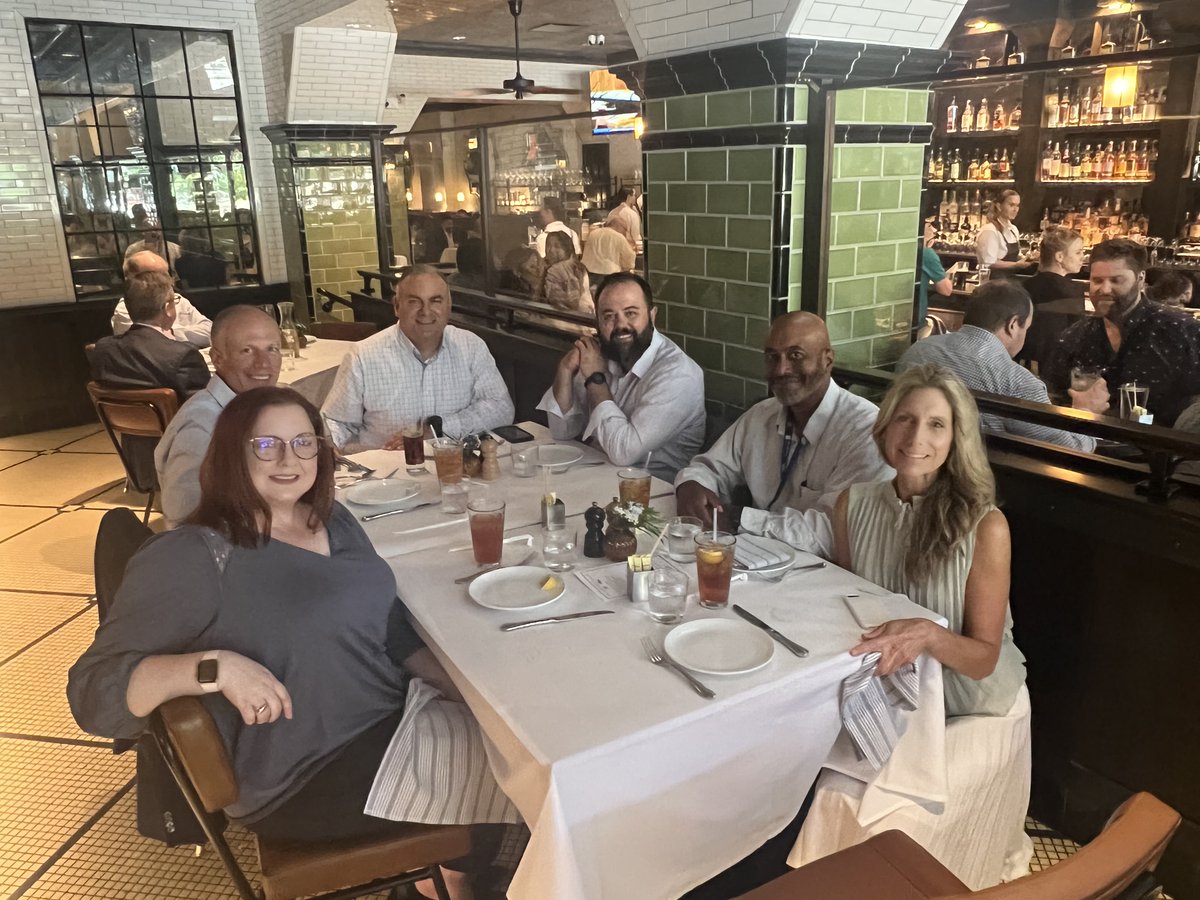 Cinnaire's tweet photo. Cinnaire team members met for lunch today to kickoff @NCSHAhome Housing Credit Connect 2022! Our team is looking forward to reconnecting with colleagues and meeting new partners this year at #HCC22! @NCSHAEvents https://t.co/e01kXSFaXj
