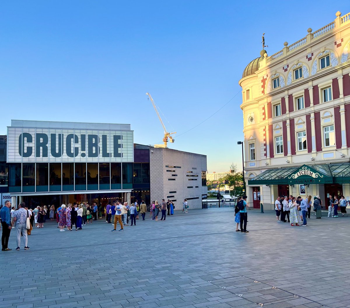Final interval of MEGA ⁦@crucibletheatre⁩ and ⁦@SheffieldLyceum⁩ Trilogy Day for ⁦@ChrisBushWrites⁩ fantastic ROCK PAPER SCISSORS. One half to go but this is a day to remember. Congratulations ⁦@robhastie⁩ and the whole Sheffield Theatre Team #50