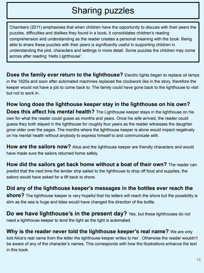 Mat_at_Brookes's tweet photo. Another cross-curricular plan has been uploaded to our Padlet. Ella created an engaging plan around @SophieBlackall #HelloLighthouse I love Ella's attention to detail and how she has a range of ideas for familiarising children with this lovely book: https://t.co/StdRoJExAq https://t.co/FoO3aGqSux