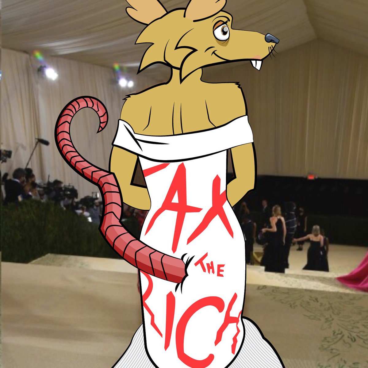 #NFTNYC feels like the met gala for #NFTs 

#NYCRats trying to fit right in.

NYC Rats is embracing the culture here in the Big Apple and paying some homage to New York’s best and worse

#Taxtherats