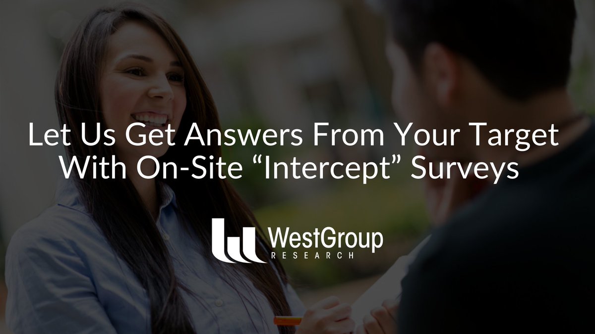 AskWestGroup's tweet photo. With WestGroup's intercept research services, we offer a "meet them where they are" approach. Intercepts include tablet-equipped, in-person interviews near your business, event, or site in Arizona. Contact us to see how intercept research can help. https://t.co/lRrrr4K2gE https://t.co/7lpUQercwM